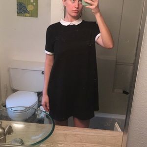 Black & White Collared Dress
